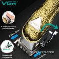 VGR v142 Metal Professional Professional Professionable Barber Hair Clipper